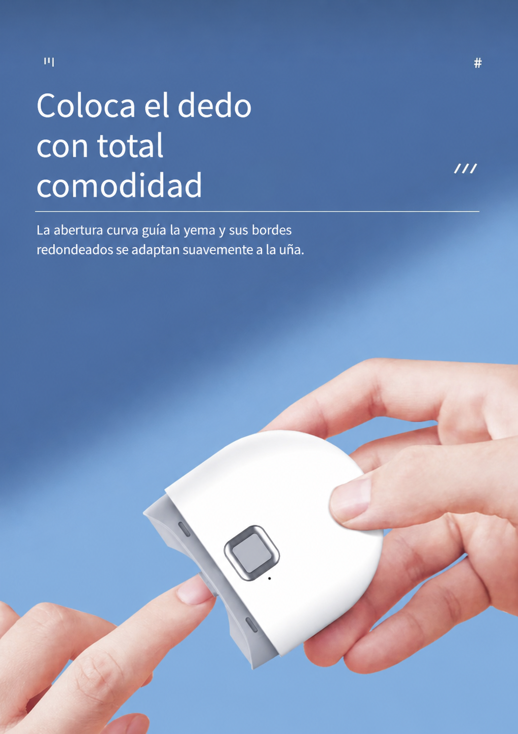 Fraguas Home TrimGlow — Cortauñas Eléctrico con Luz y Pulido