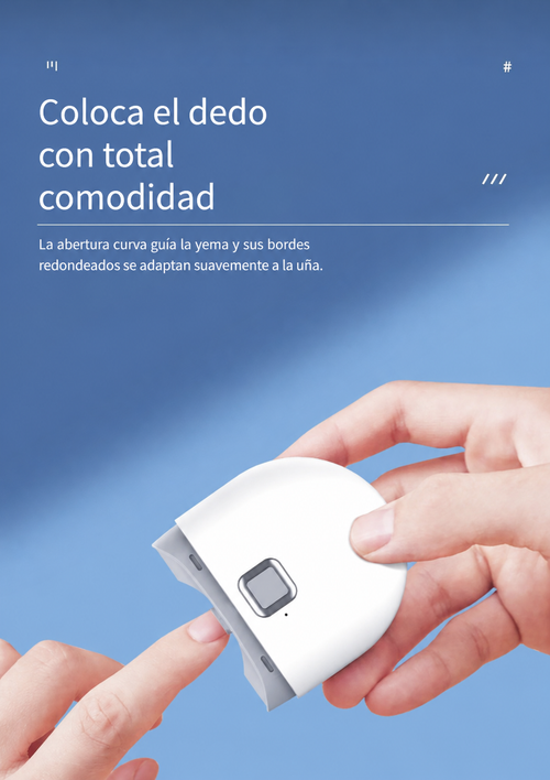 Fraguas Home TrimGlow — Cortauñas Eléctrico con Luz y Pulido
