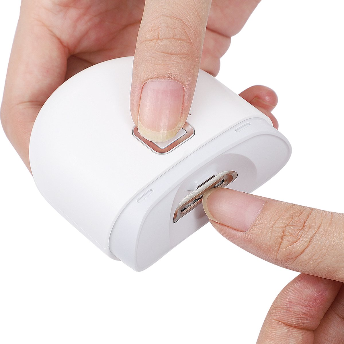 Fraguas Home TrimGlow — Cortauñas Eléctrico con Luz y Pulido