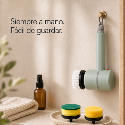 Fraguas Home SpinClean — Cepillo Eléctrico de Limpieza 3 en 1