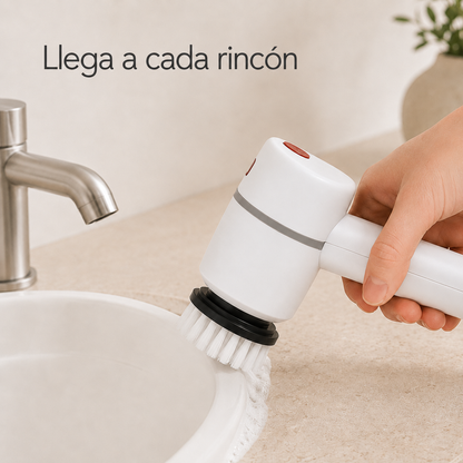 Fraguas Home SpinClean — Cepillo Eléctrico de Limpieza 3 en 1