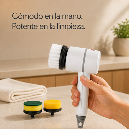 Fraguas Home SpinClean — Cepillo Eléctrico de Limpieza 3 en 1