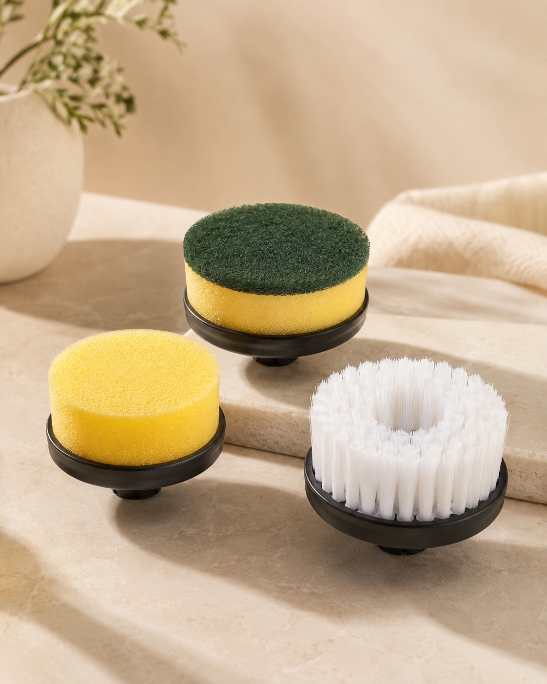 Fraguas Home SpinClean — Juego de 3 cabezales de recambio