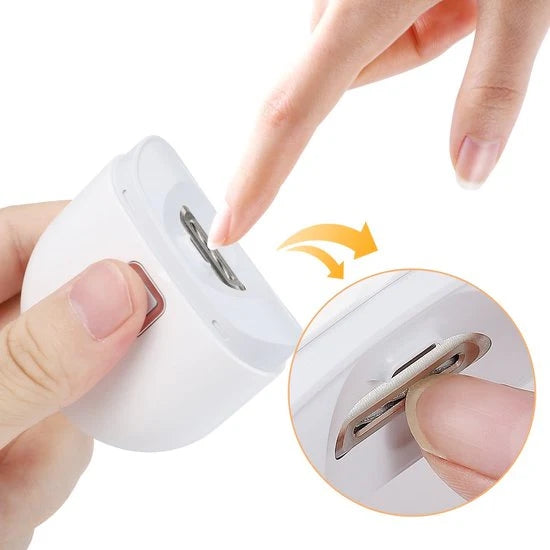 Fraguas Home TrimGlow — Cortauñas Eléctrico con Luz y Pulido