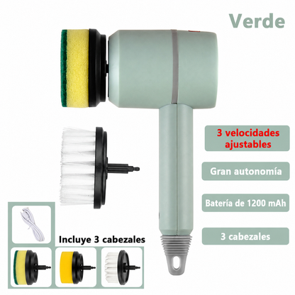 Fraguas Home SpinClean — Cepillo Eléctrico de Limpieza 3 en 1